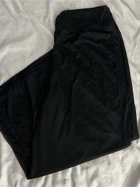 Mascara Black Maxi Skirt - A-Line Silhouette